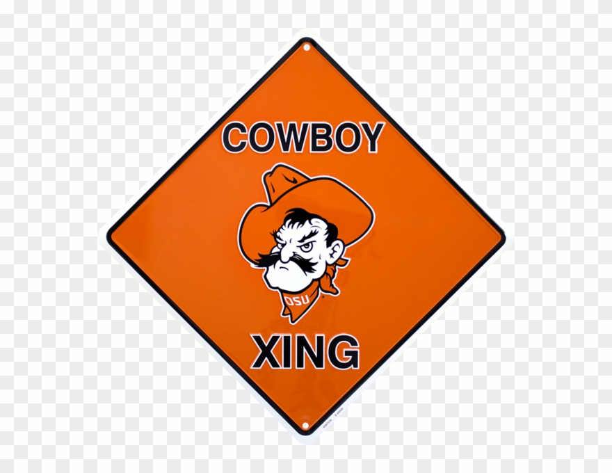 Oklahoma State Cowboy Xing - Oklahoma State University Clipart