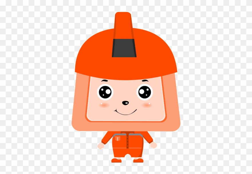 Small Computer Person - Cartoon Clipart