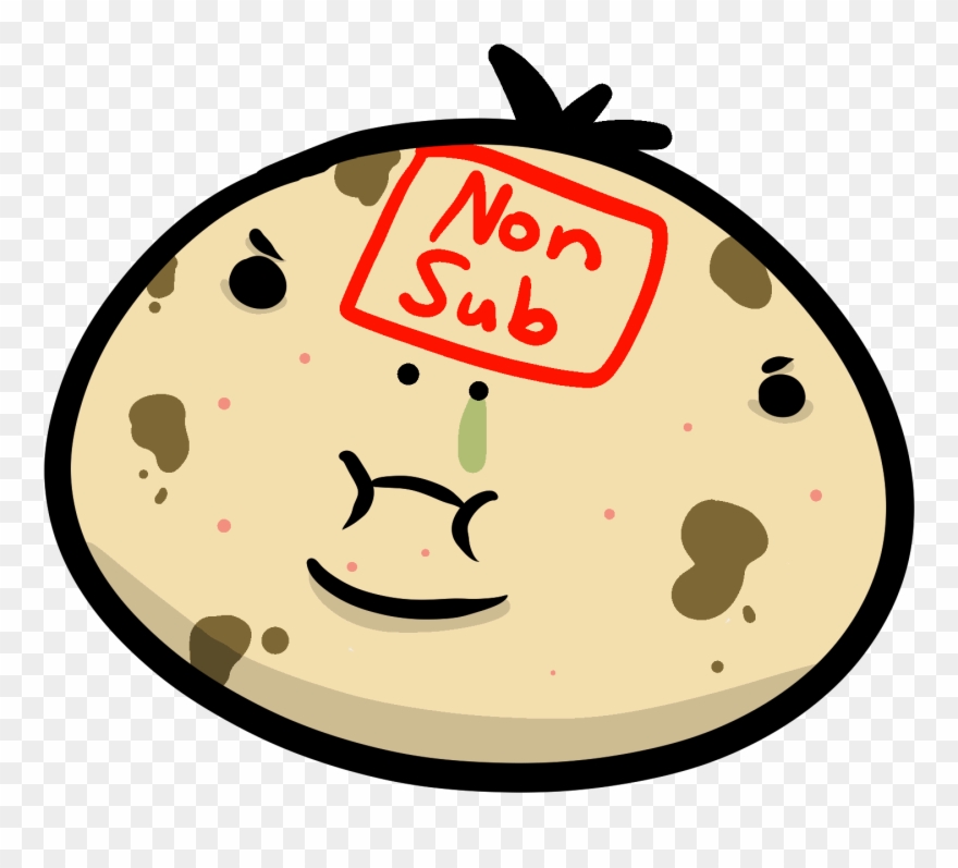 Fan Artdirty Non-sub Emote - Cartoon Clipart