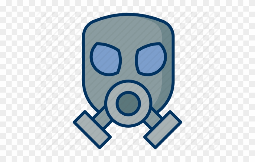 Biohazard Clipart Pollution Mask - Gas Mask - Png Download