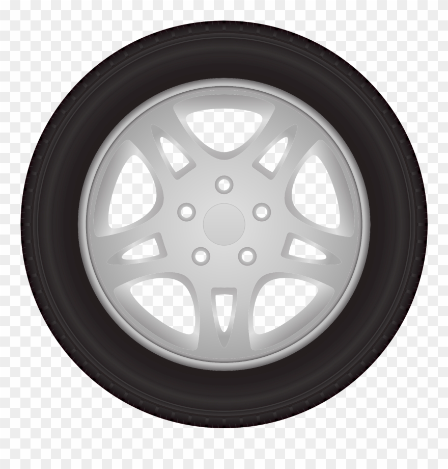 Download Car Wheel Vector Png Transparent Image - Tire Clipart