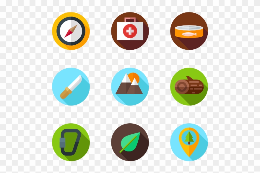 Camping - Flat Icon Clipart
