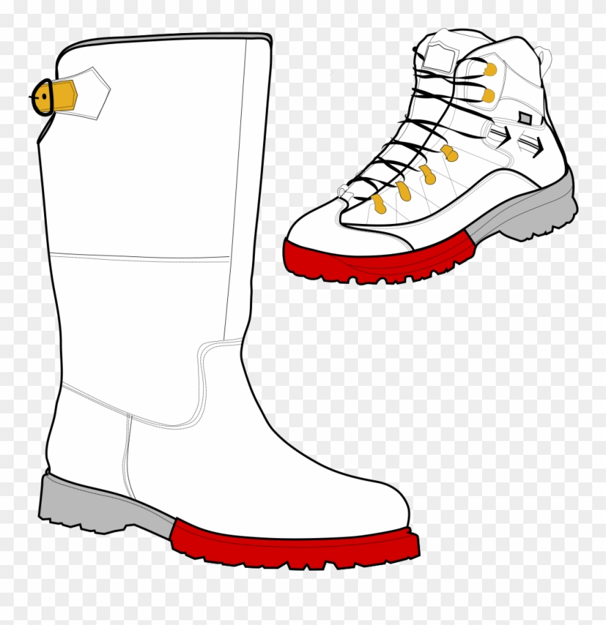 Rubber Soles - Work Boots Clipart