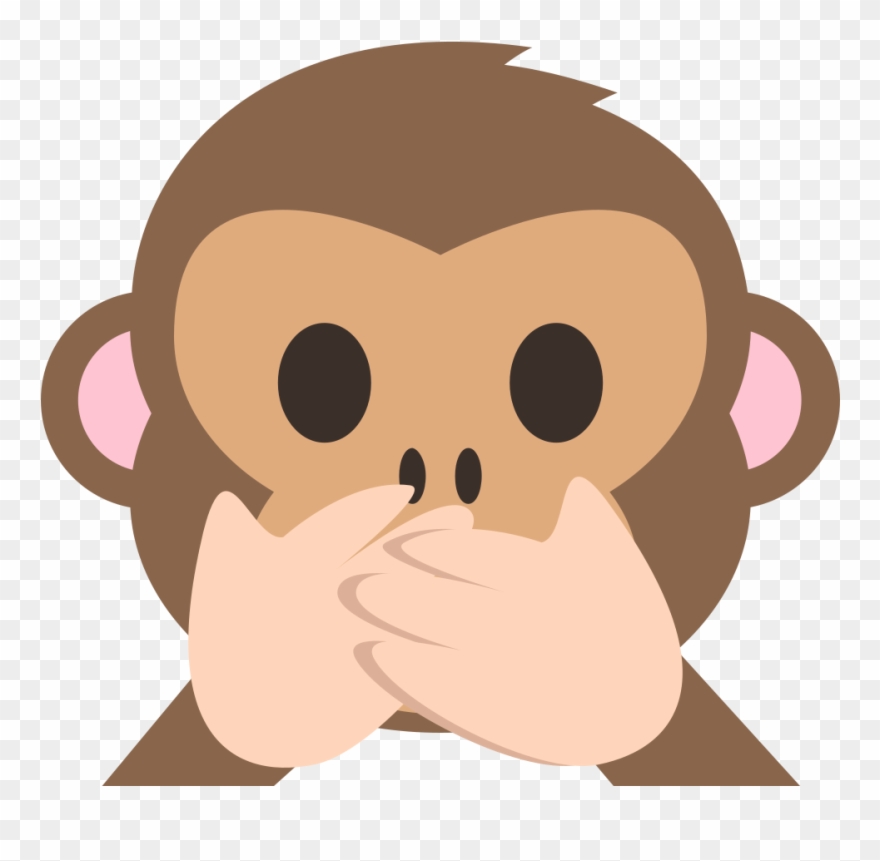 File - Emojione 1f64a - Svg - Speak No Evil Clipart - Png Download