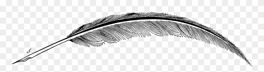Drawing Background For Transparent Background - Feather Pen No Background Clipart