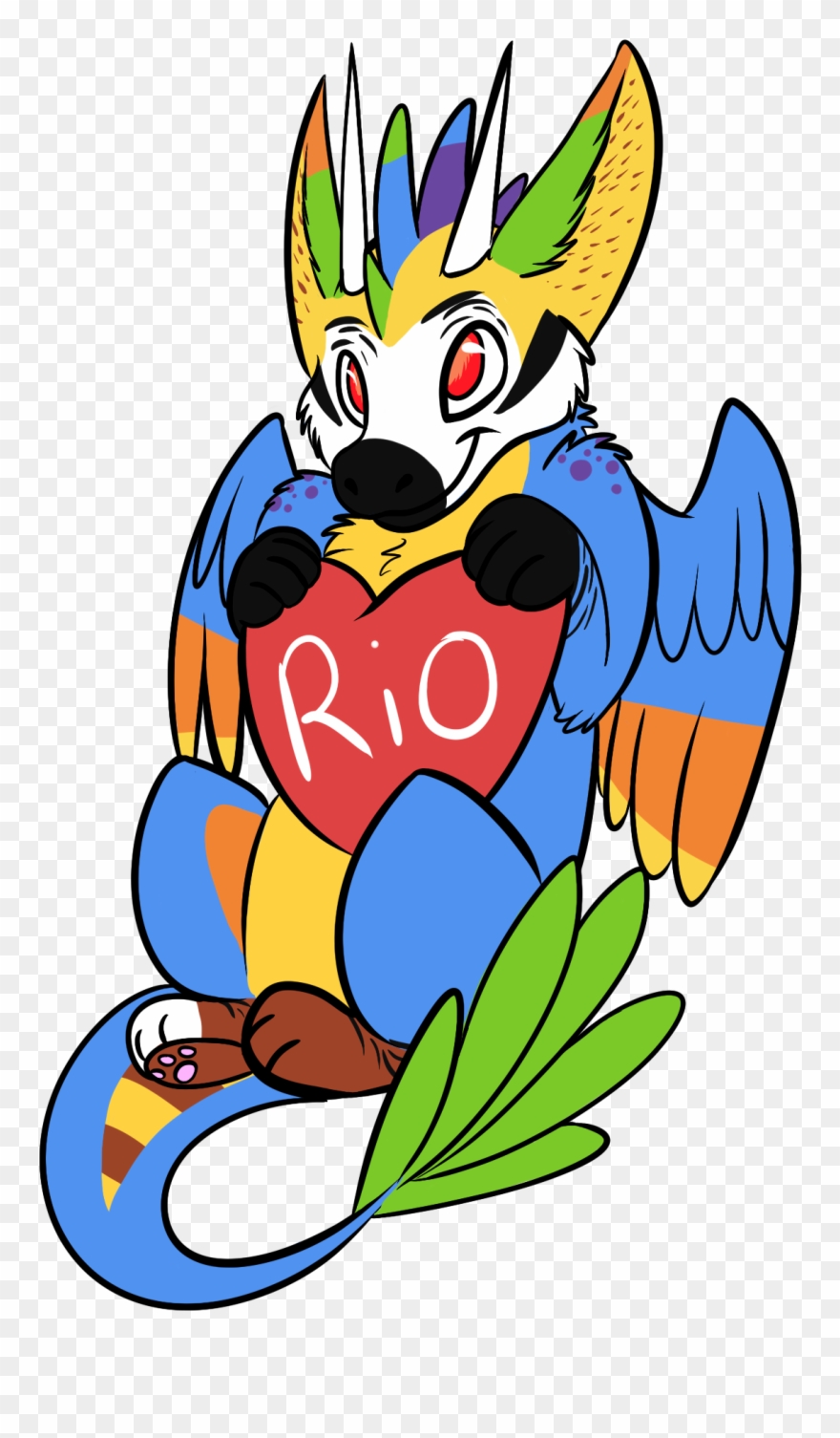 Rio Badge - Cartoon Clipart