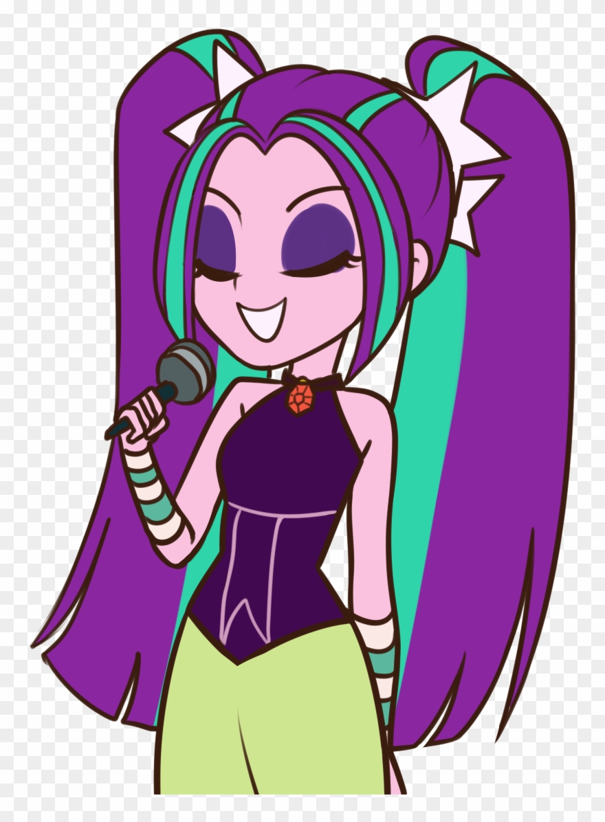 Rileyav, Bare Shoulders, Equestria Girls, Eyes Closed, - Cartoon Clipart