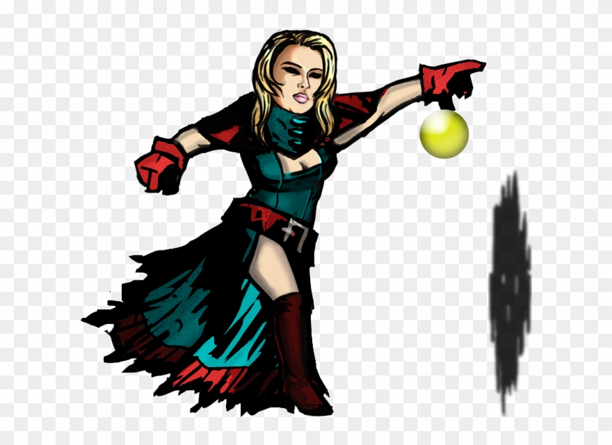 Maiden Sprite Attack Grenade - Darkest Dungeon Plague Doctor Women Clipart