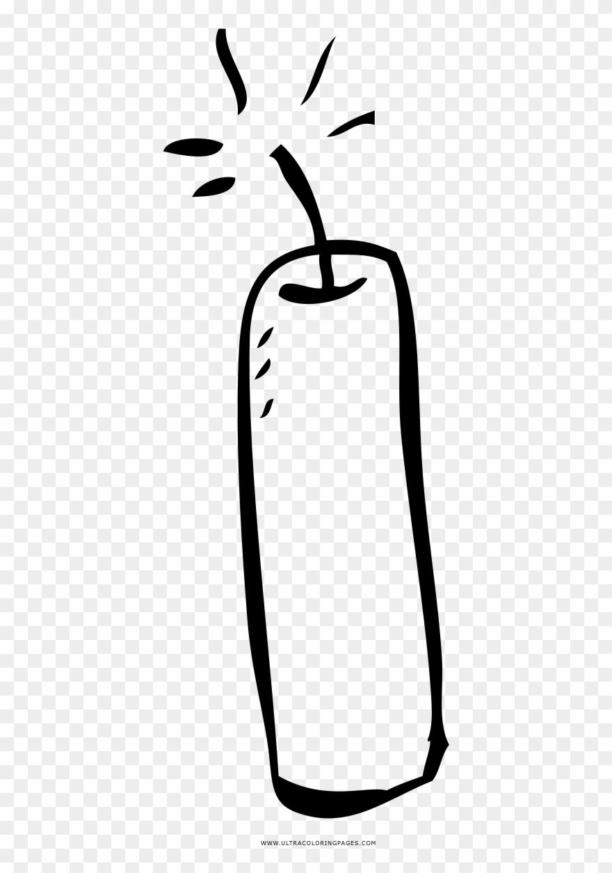 Dynamite Coloring Page Clipart
