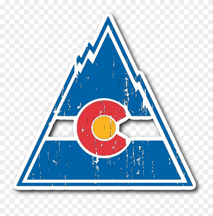 Retro Colorado Rockies Inspired Sticker - Old New Jersey Devils Logo Clipart