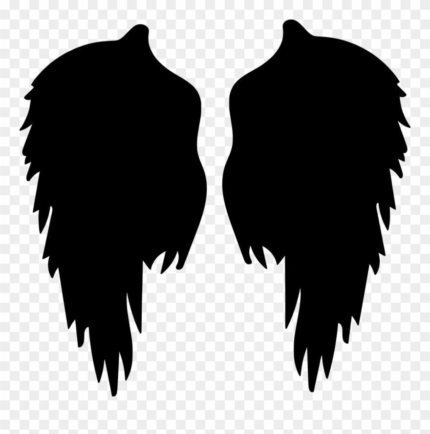 Wings Silhouette Fly - Wings Silhouette Transparent Clipart