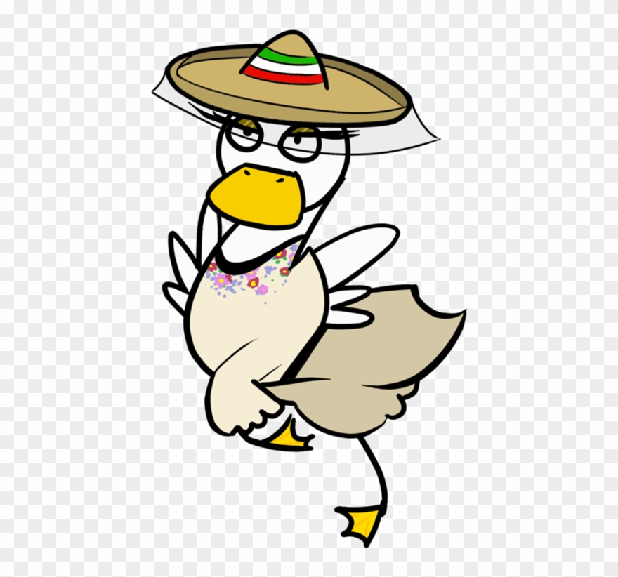 Free Download Clip Art On Duck By - Mexican Duck Drawing - Png Download