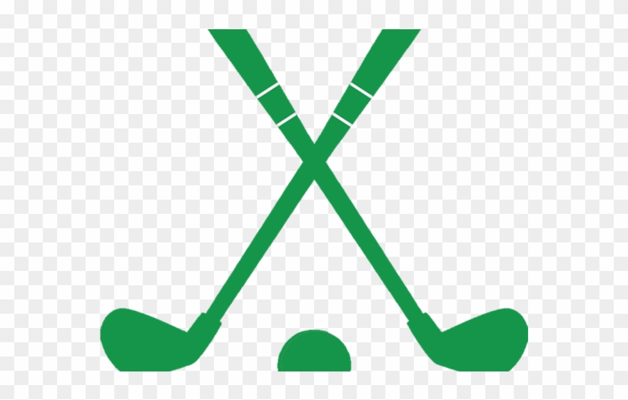 Golf Course Clipart Symbol - Golf Club And Ball - Png Download