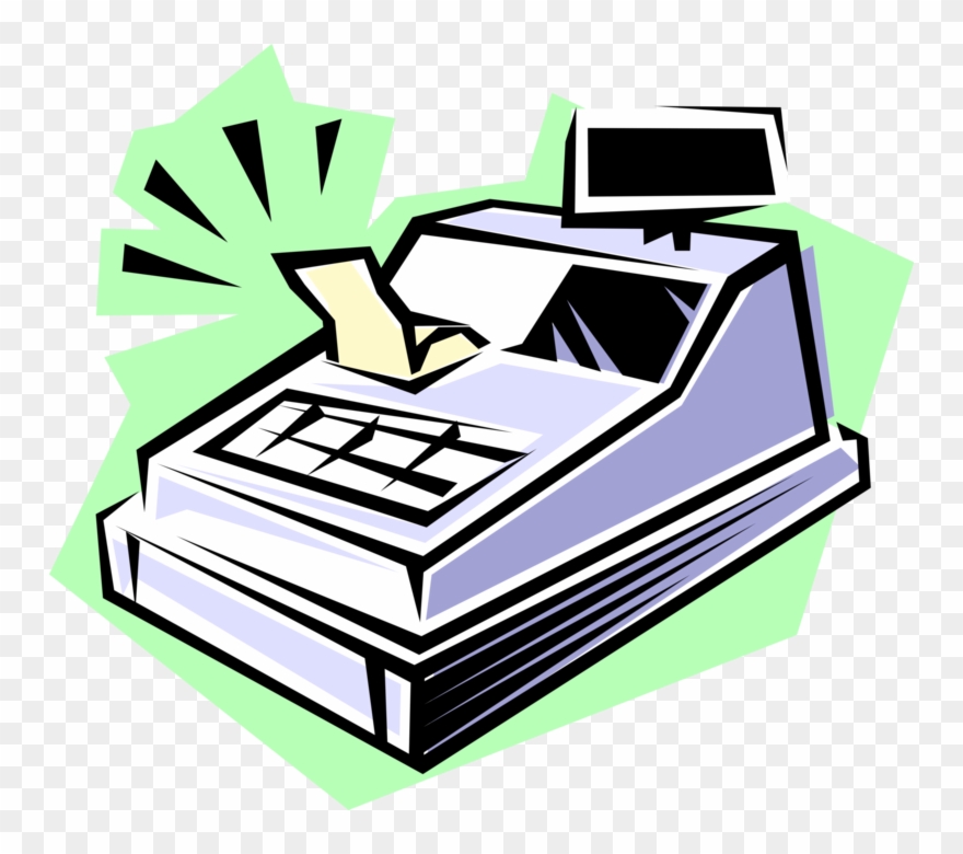 More In Same Style Group - Cash Register Clipart - Png Download