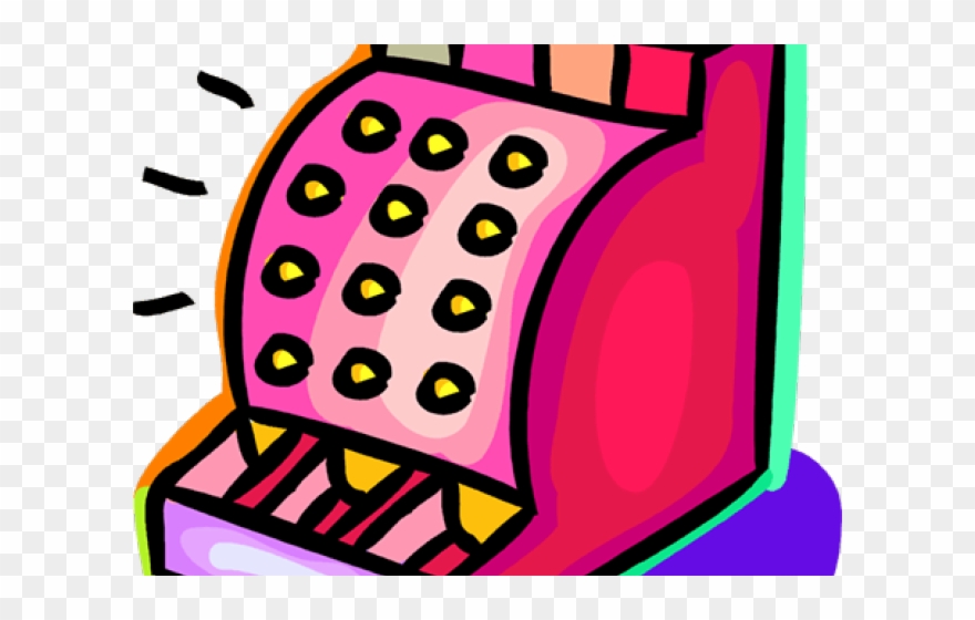 Cash Clipart Regester - Png Download