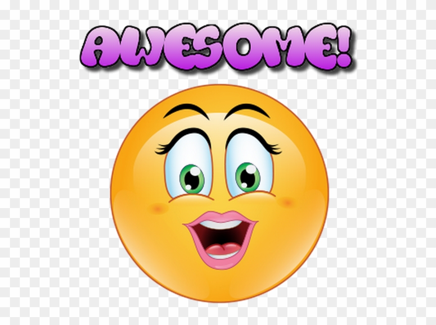 Emoji World Awesome - Smiley Clipart
