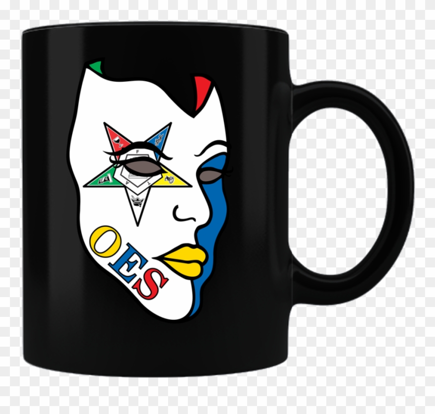 Oes Mask Coffee Mug - Mug Clipart
