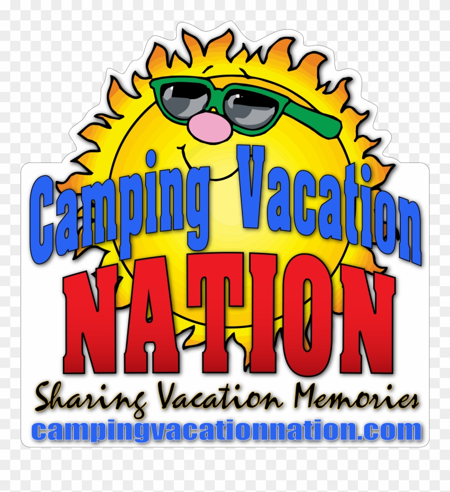 Camping Vacation Nation Decal@2x - Sunshine Clipart