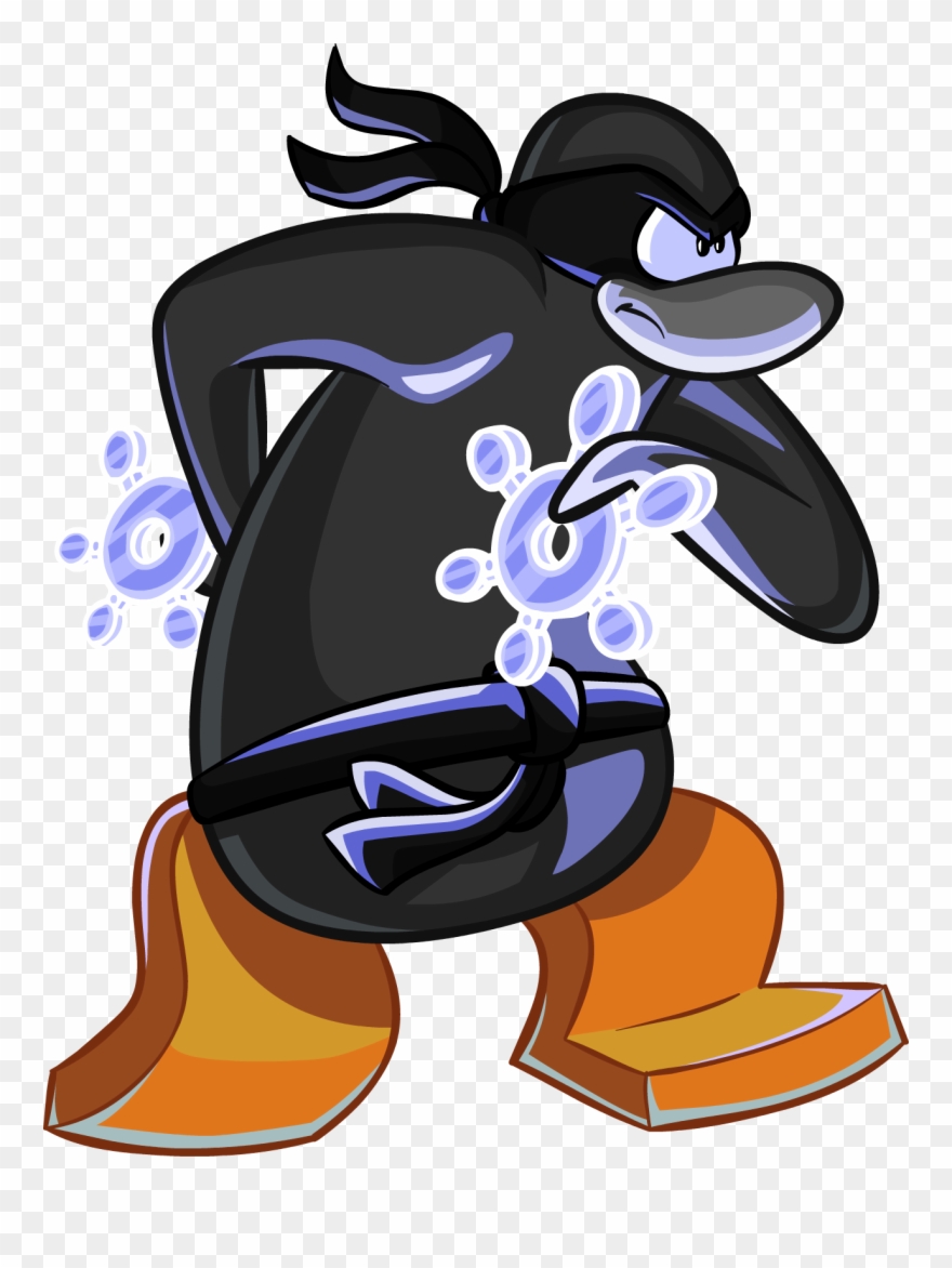 Penguin1853 - Club Penguin Ninja De Nieve Clipart