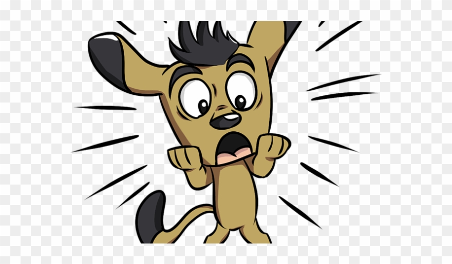 Cartoon Dogs Standing On Hind Legs Clipart