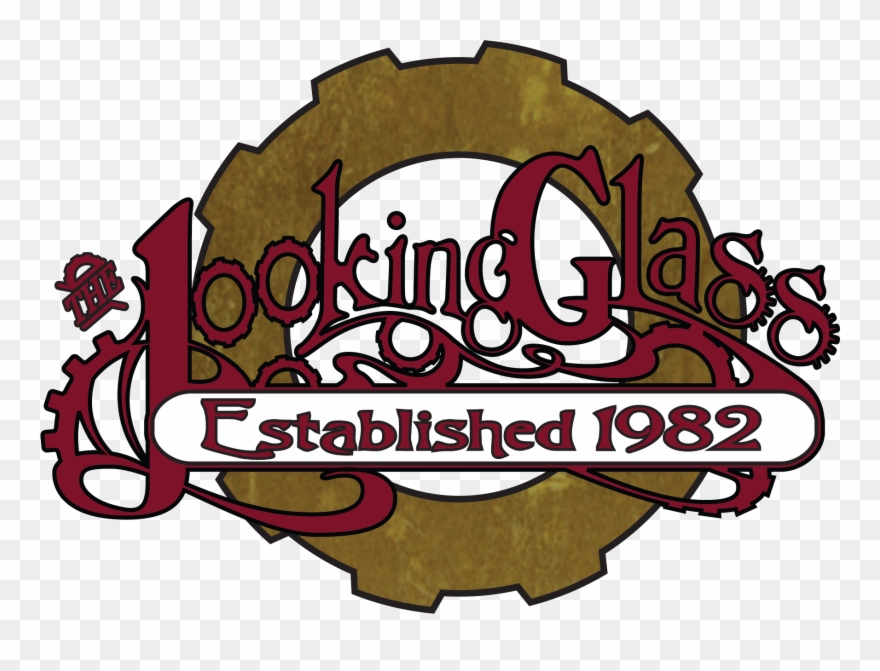 The Looking Glass Menu And Coupons Clipart