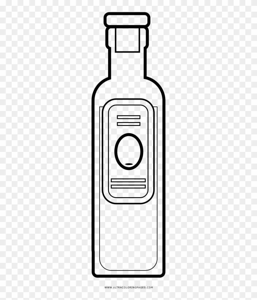 Olive Oil Coloring Page - Aceite De Oliva Para Pintar Clipart