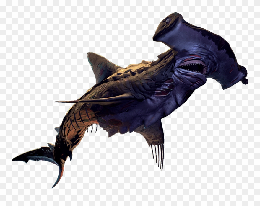 Old - Depth Old Bones Hammerhead Clipart