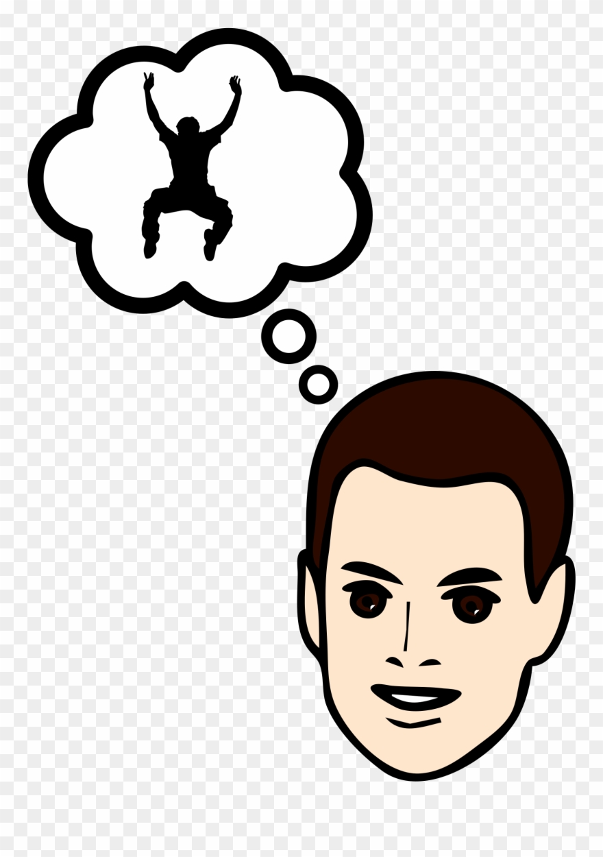 Clipart Thinking About You - If Thought Bubble - Png Download