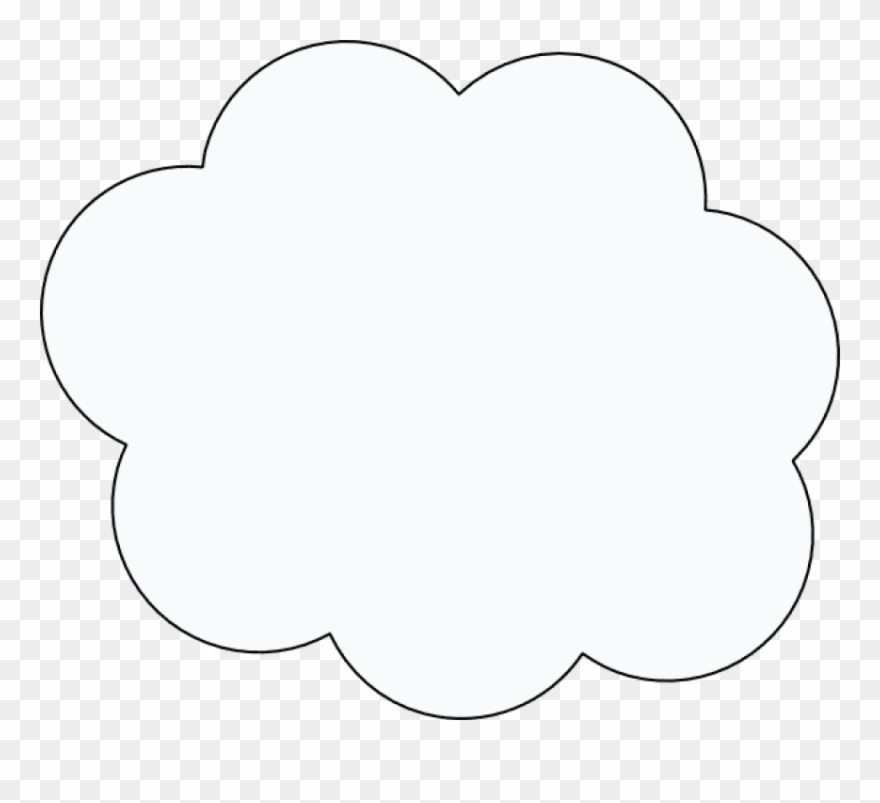 Free Png Download Clouds Clipart Png Png Images Background - Cartoon Cloud With Black Background Transparent Png