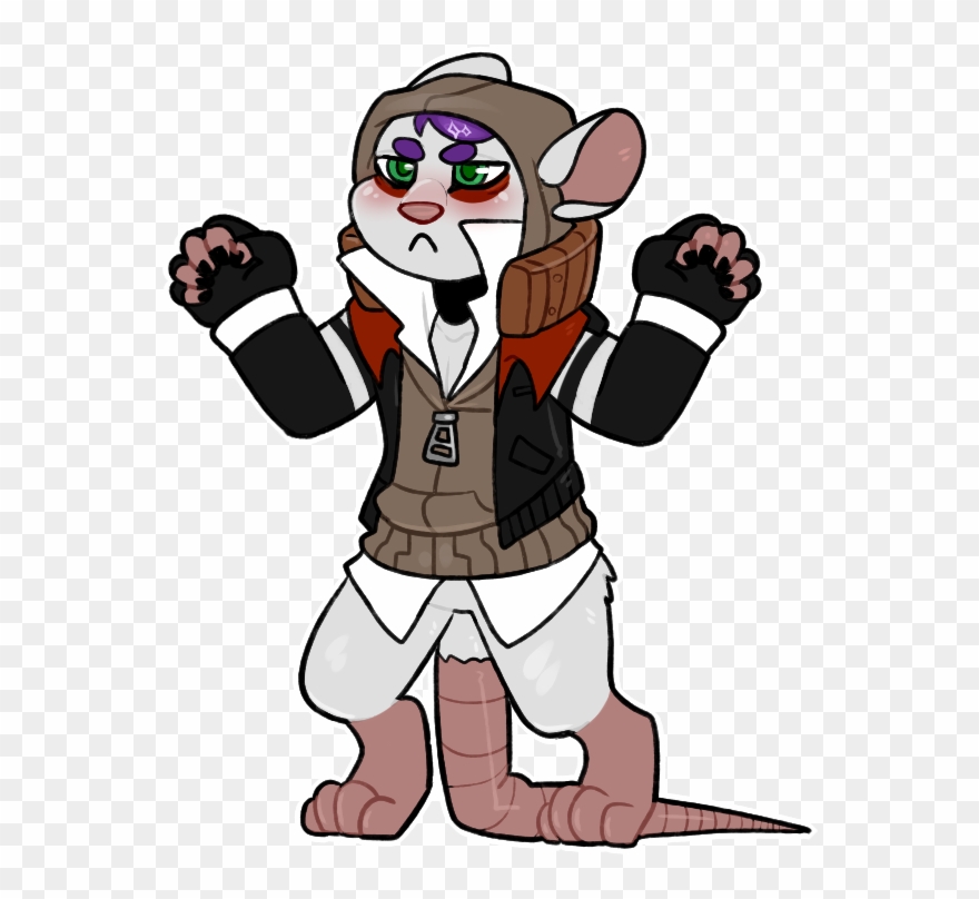 Dangerous Rat - Cartoon Clipart