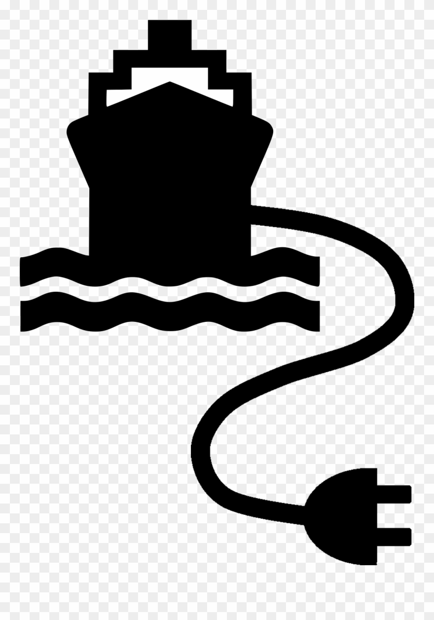 Electric Cable Ship Icon 1 - Boat Icon Clipart