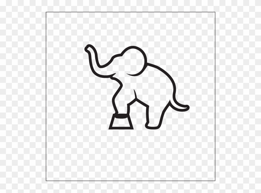 U61-circus,present - Indian Elephant Clipart