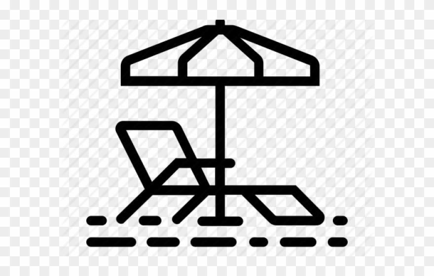 Relax Clipart Sun Shade - Illustration - Png Download