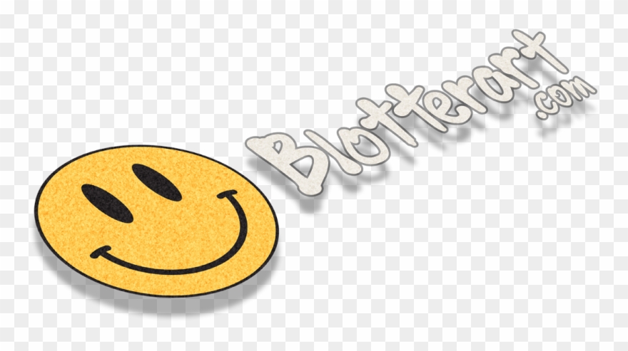 Blotterart The Original Blotter Art Site And Home Of - Smiley Clipart