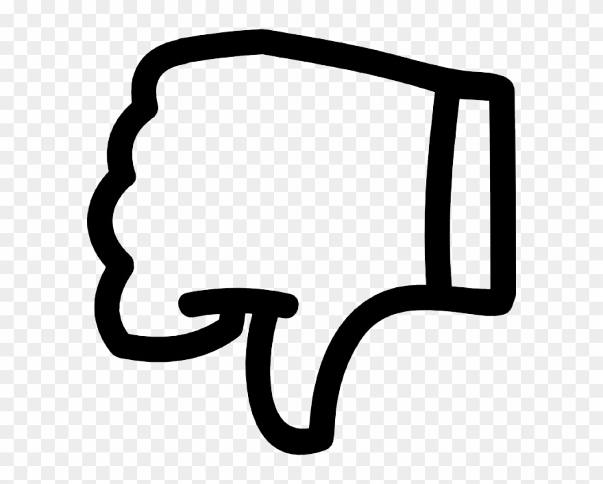 Dislike Png - Dont Like Clipart