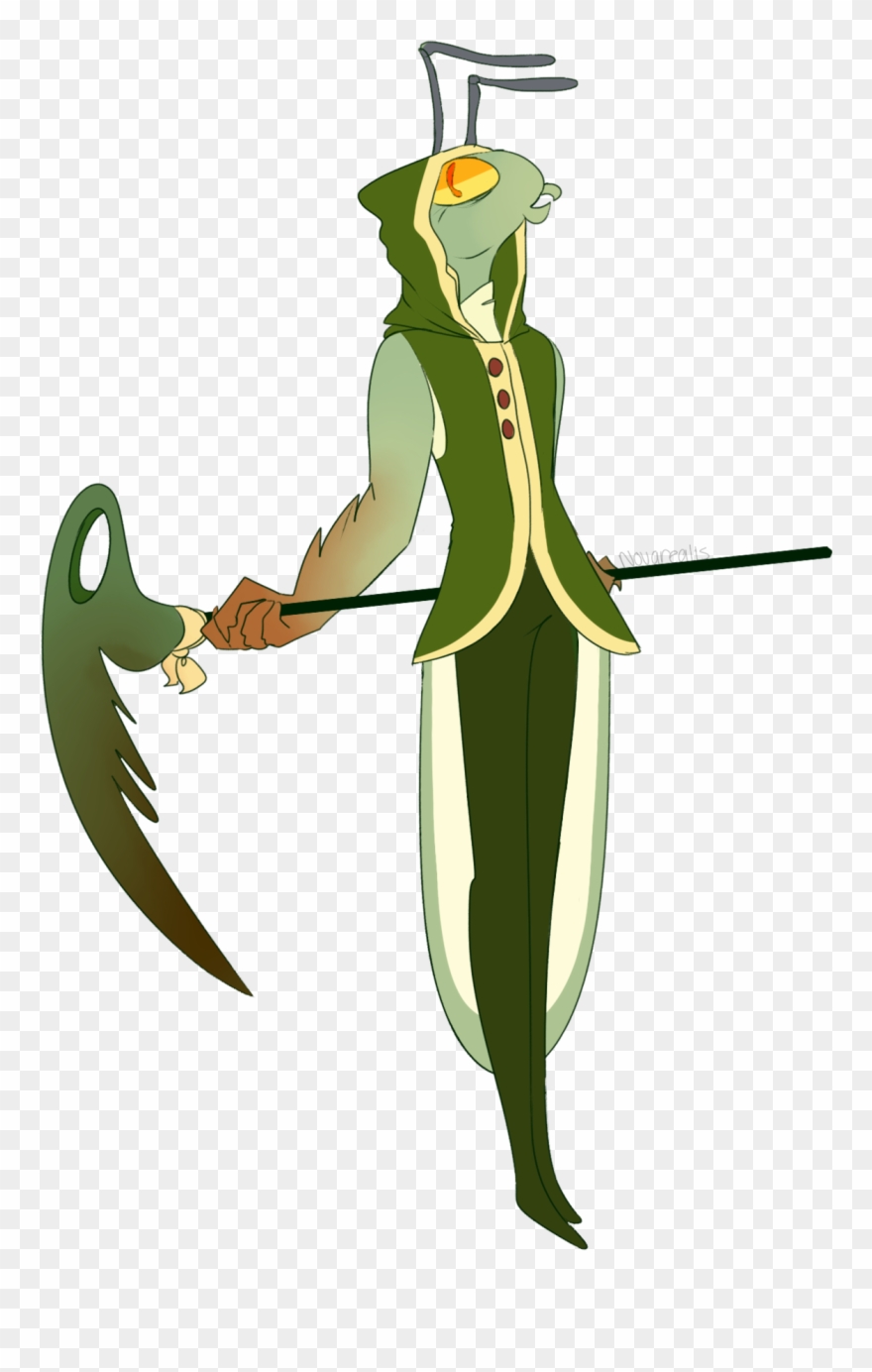 Heres A Nice Mantis I Came Up With At 3 Am Shes A - Cartoon Clipart