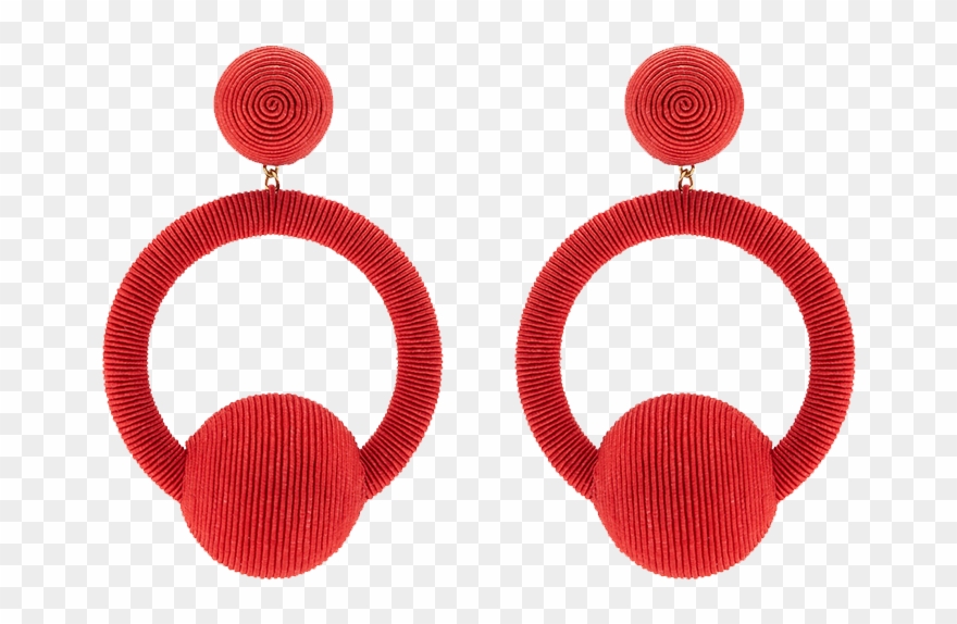 Linda Hoop Drop Earrings - Earrings Clipart