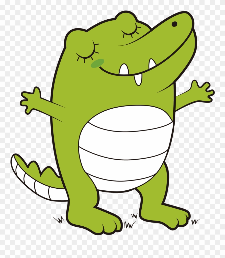Big Crocodile Clipart