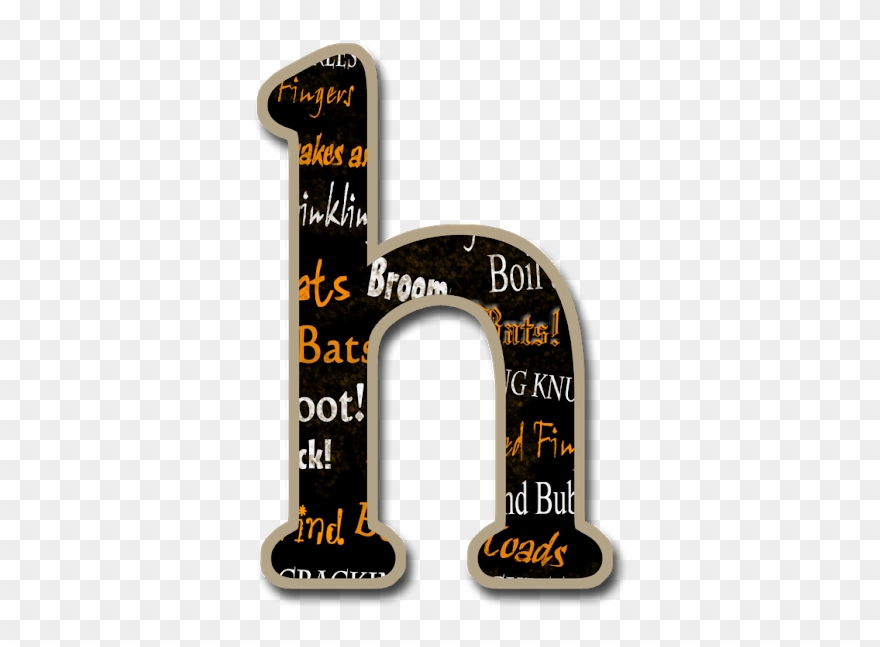 Granny Enchanted' "halloween Words" Lower Case Clipart