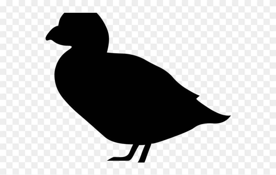 Puffin Clipart Christmas - Silhouette Puffin - Png Download