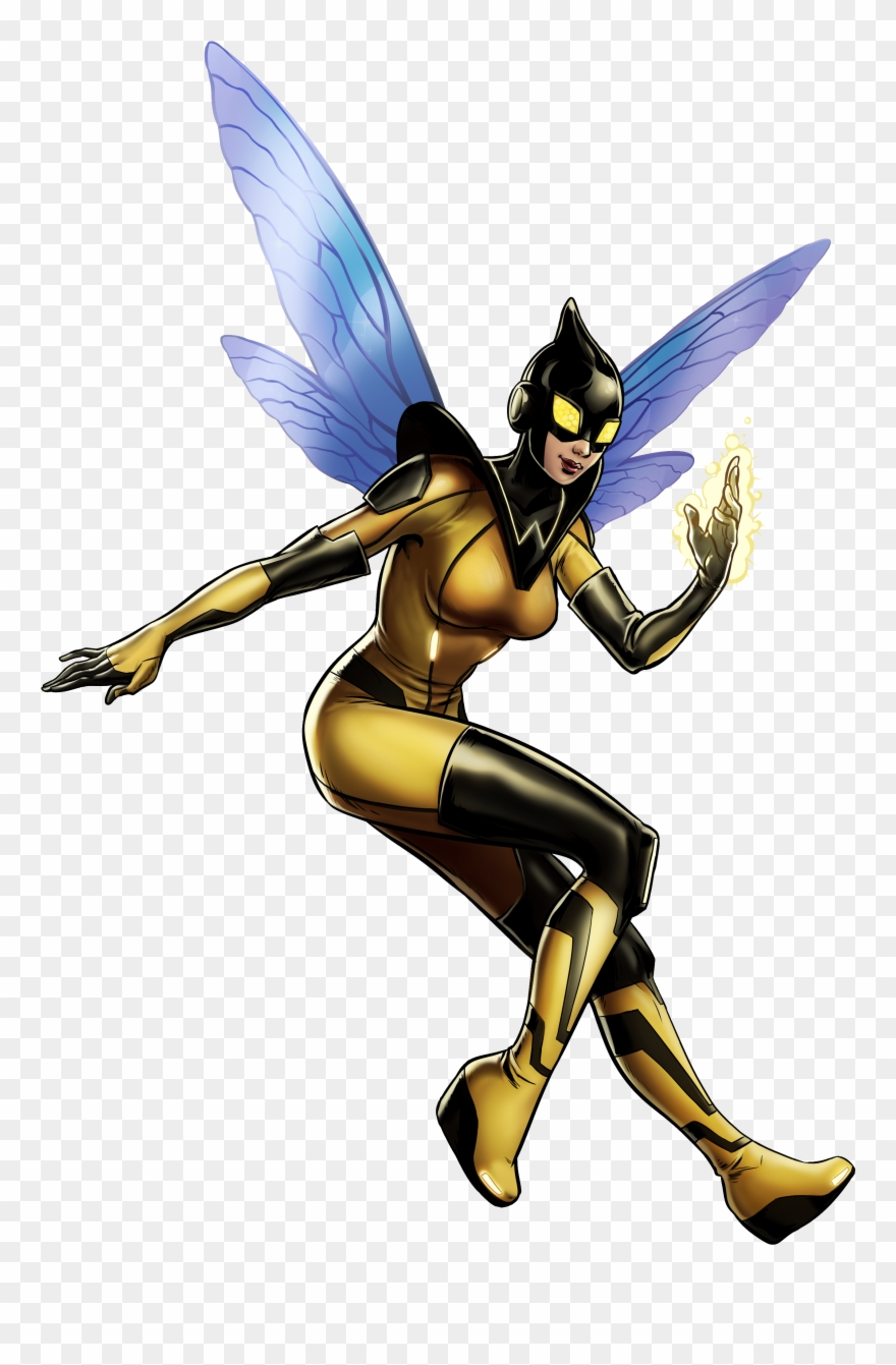 19 Marvel Vector Wasp Huge Freebie Download For Powerpoint - Marvel The Wasp Hope Clipart