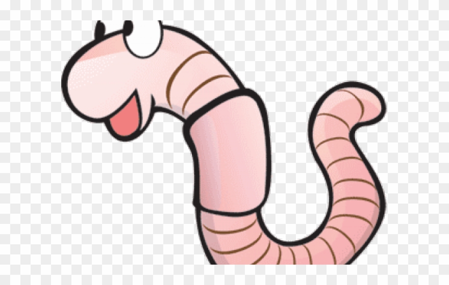 Worm Clipart Wiggly Worm - Worm Png Cartoon Transparent Png