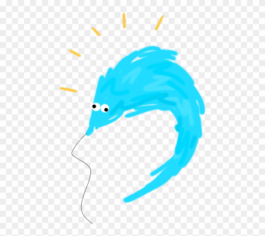 Editing My Theme Reminded Me Of This Transparent Worm - Illustration Clipart