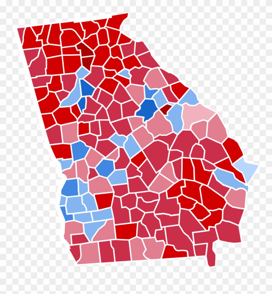 File - - Svg - 2018 Georgia Gubernatorial Election Clipart