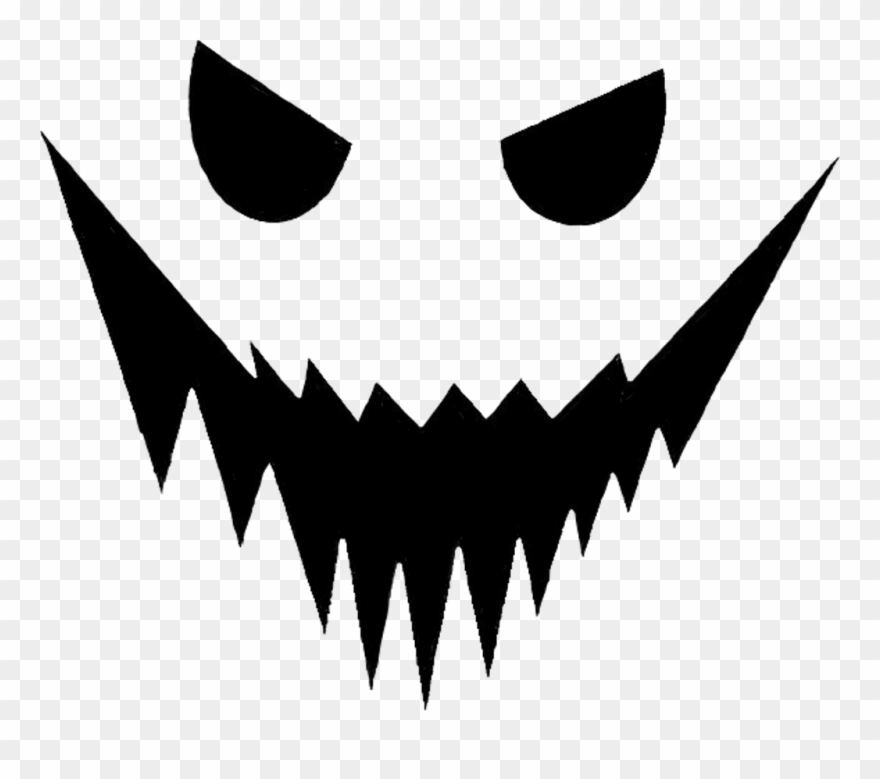 Pumpkin Sticker - Ghost Pumpkin Stencil Clipart