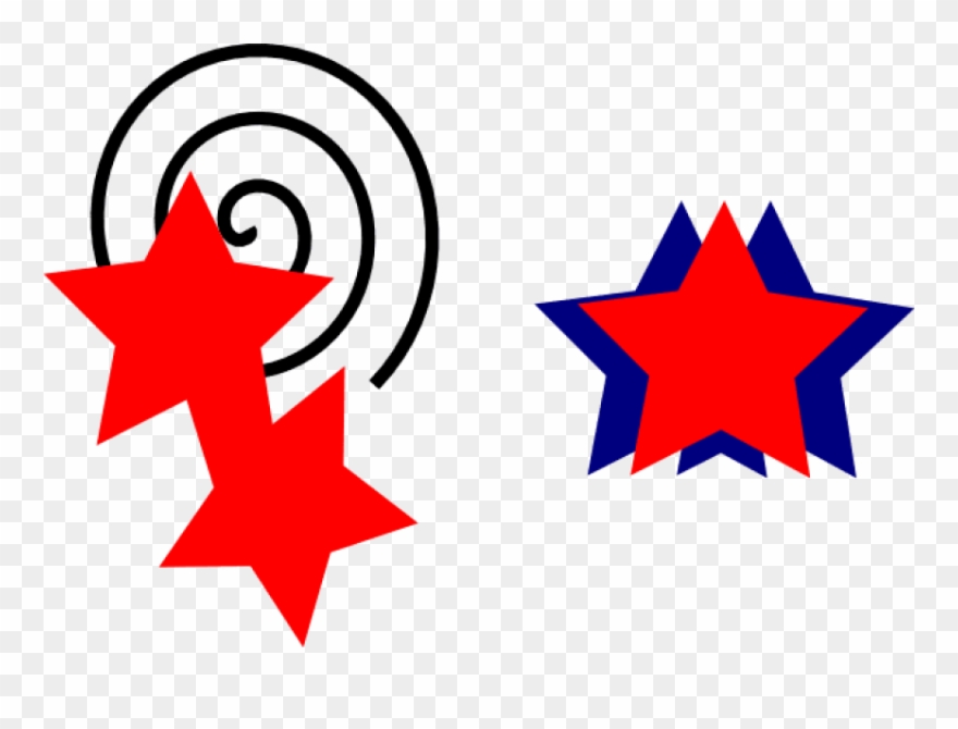 Free Png Download Red And Blue Stars Png Images Background - Blue And Red Stars Png Clipart