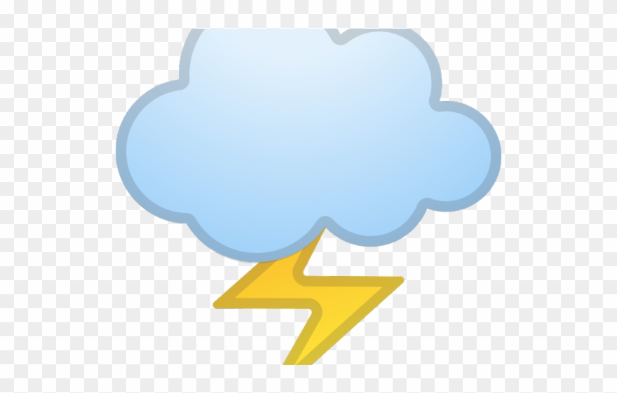 Lightening Clipart Lightning Cloud - Png Download