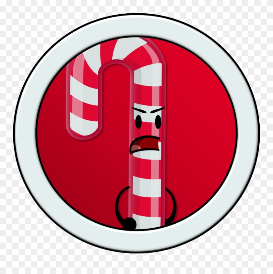 Candy Cane Clipart Circle - Png Download