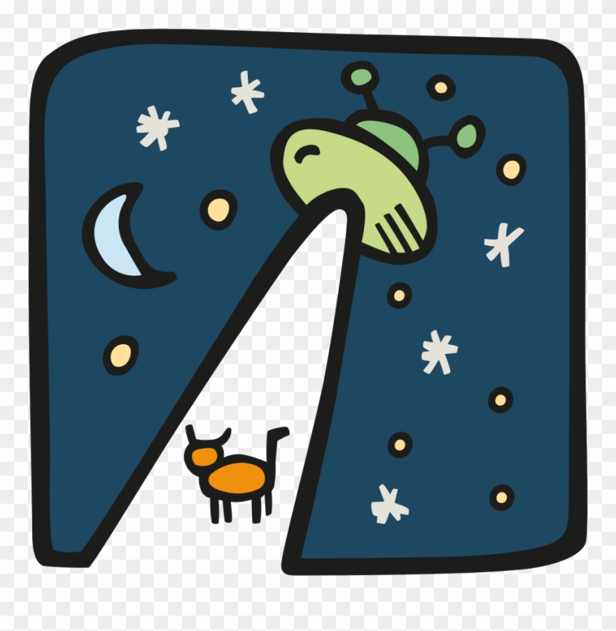 Alien Obduction Icon - Extraterrestrial Life Clipart