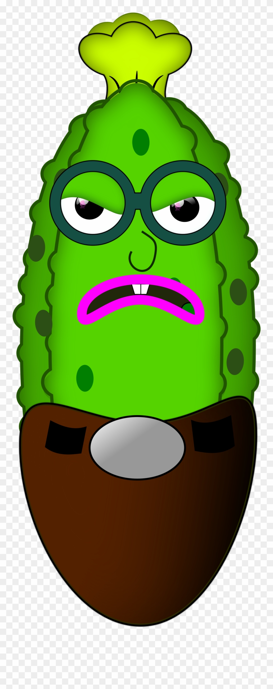 Pickle Clipart Cool As Cucumber - Png Download